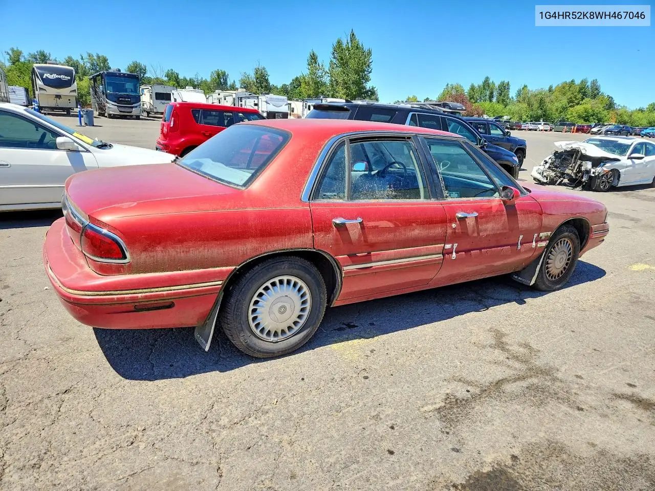 1998 Buick Lesabre Limited VIN: 1G4HR52K8WH467046 Lot: 60508916