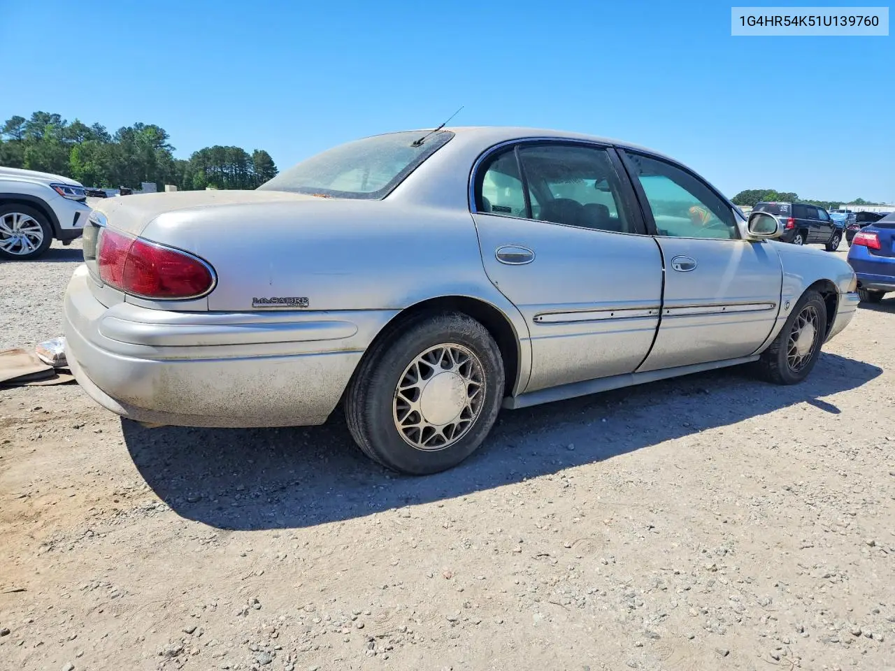 2001 Buick Lesabre Limited VIN: 1G4HR54K51U139760 Lot: 49702486