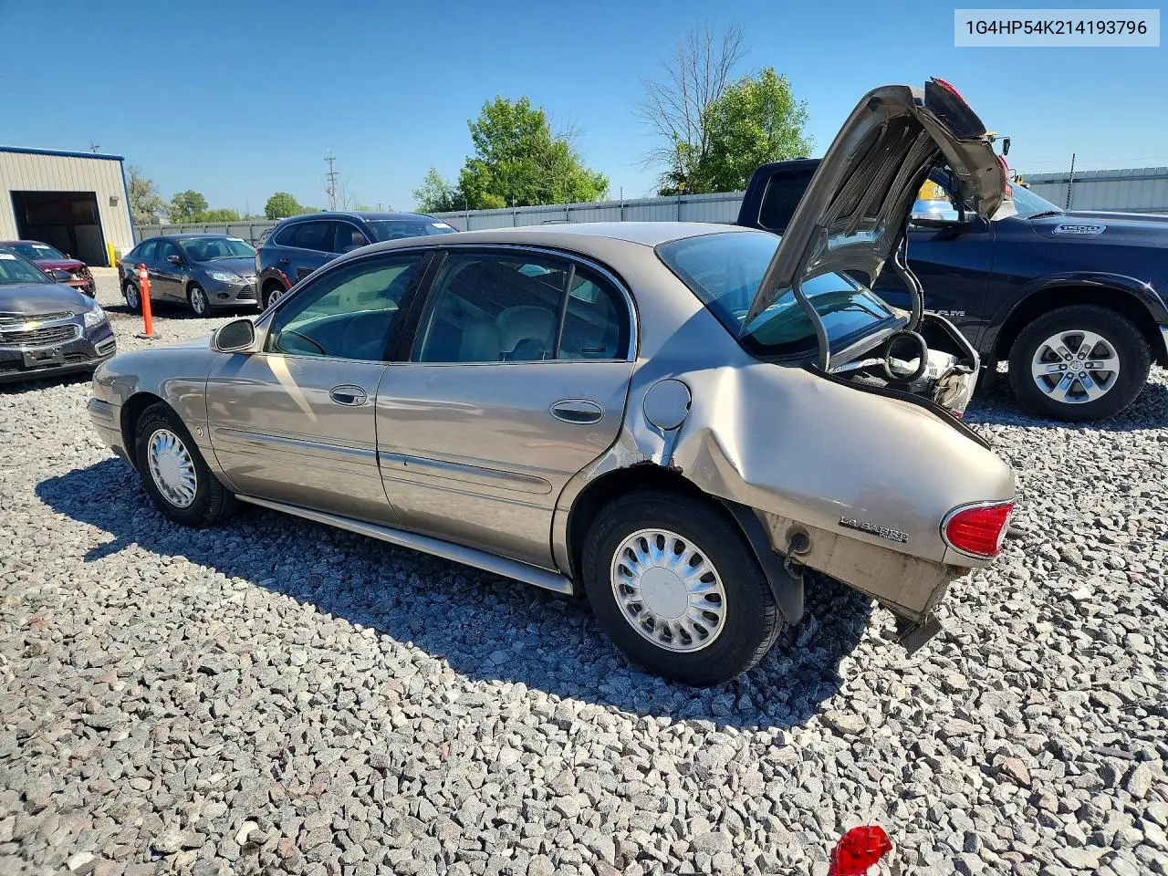 2001 Buick Lesabre Custom VIN: 1G4HP54K214193796 Lot: 61242316