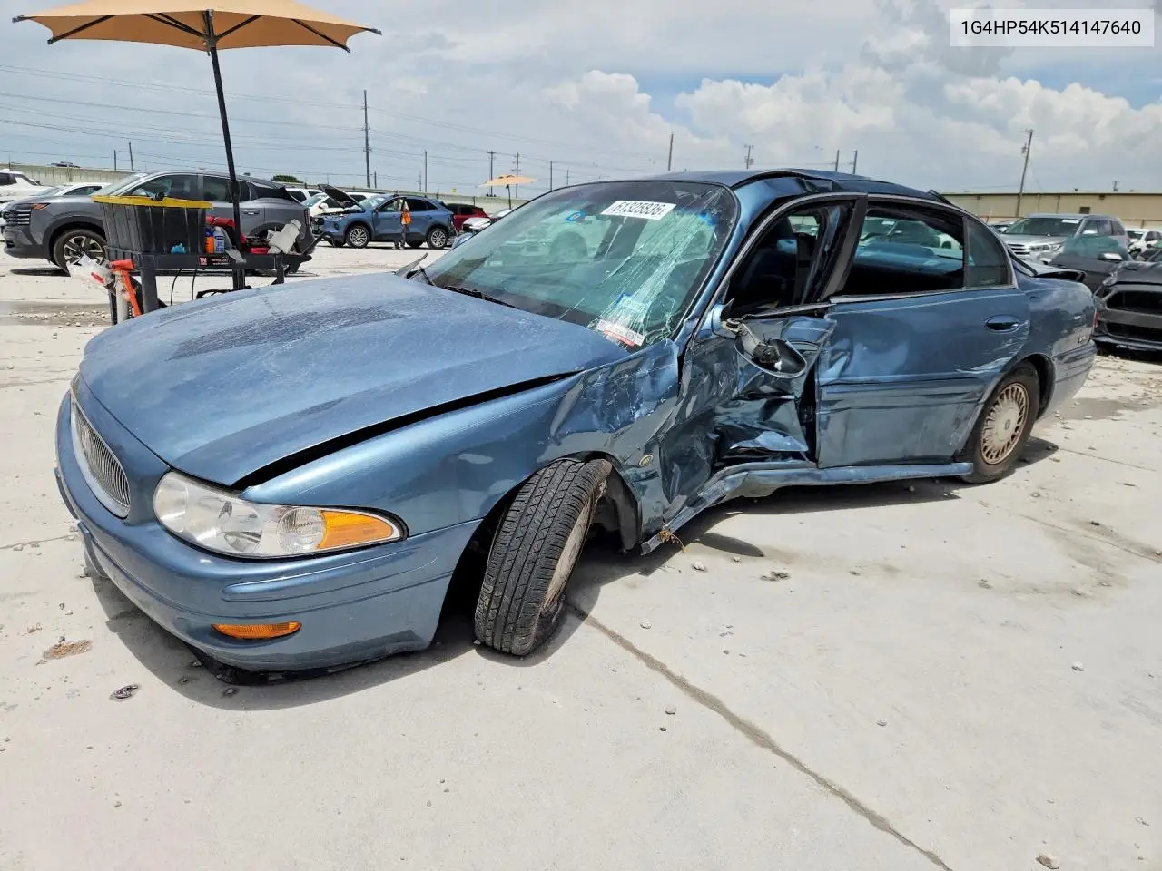 2001 Buick Lesabre Custom VIN: 1G4HP54K514147640 Lot: 61325836