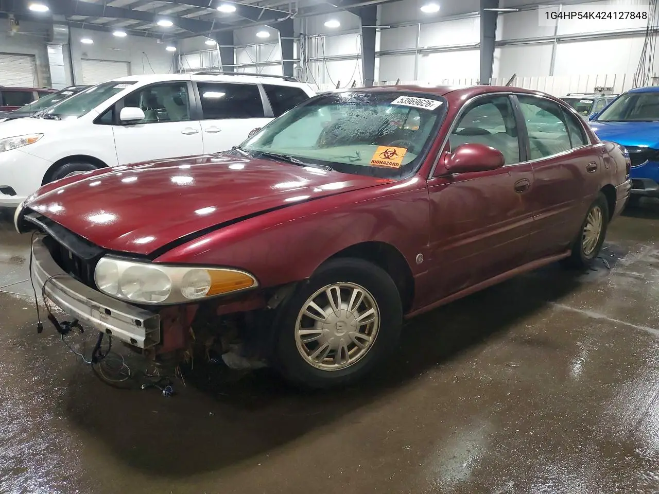 2002 Buick Lesabre Custom VIN: 1G4HP54K424127848 Lot: 53969626