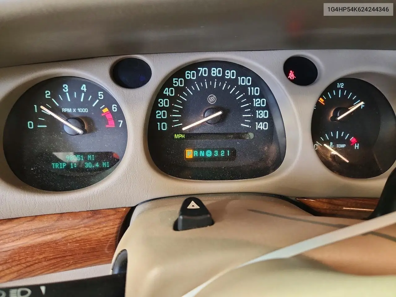 2002 Buick Lesabre Custom VIN: 1G4HP54K624244346 Lot: 59618436