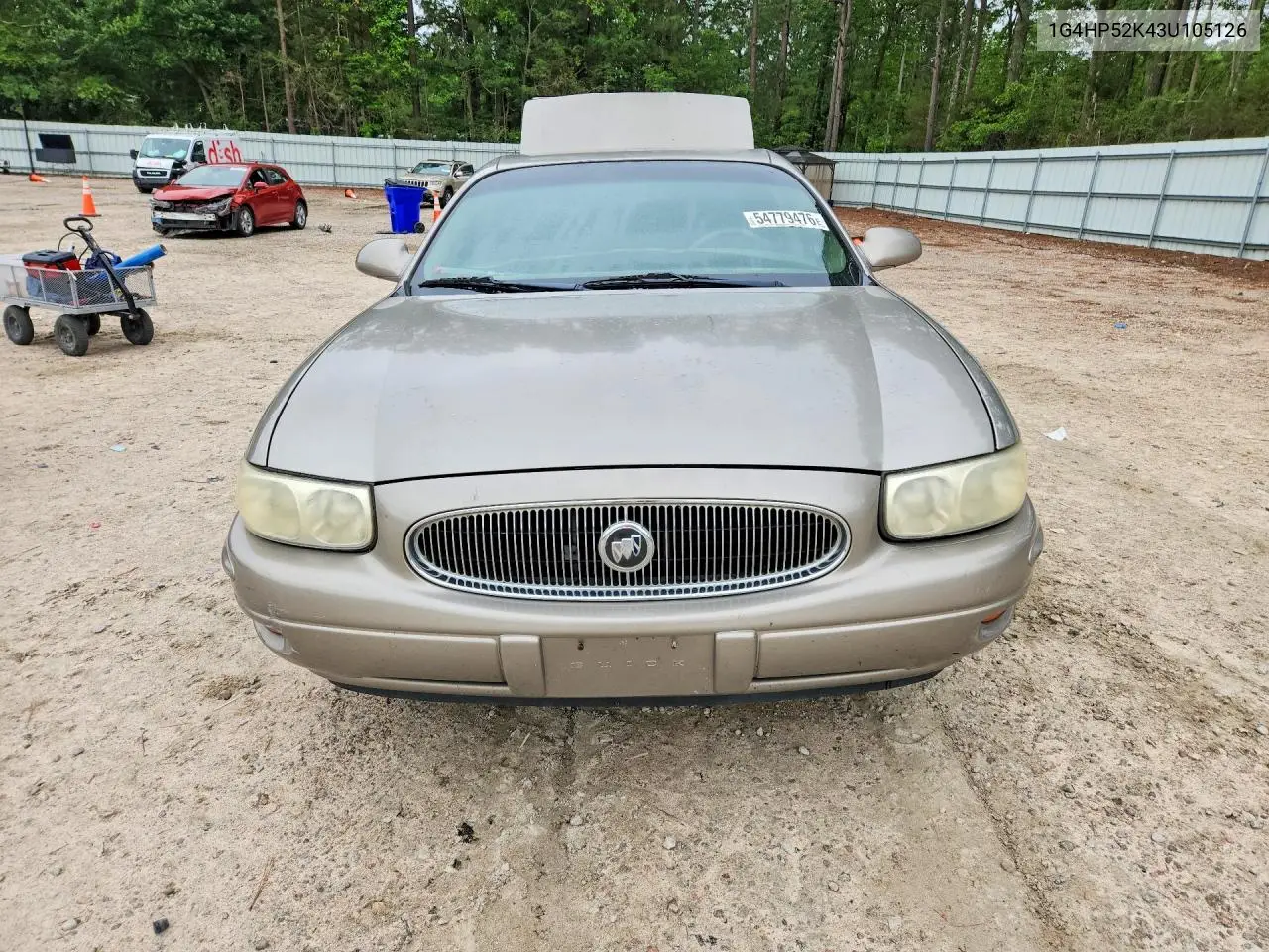 2003 Buick Lesabre Custom VIN: 1G4HP52K43U105126 Lot: 54779476