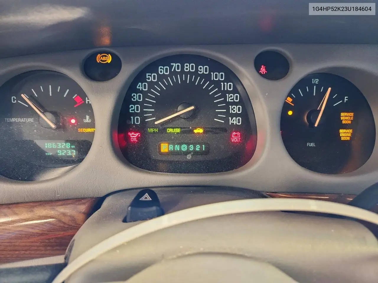 2003 Buick Lesabre Custom VIN: 1G4HP52K23U184604 Lot: 57342816