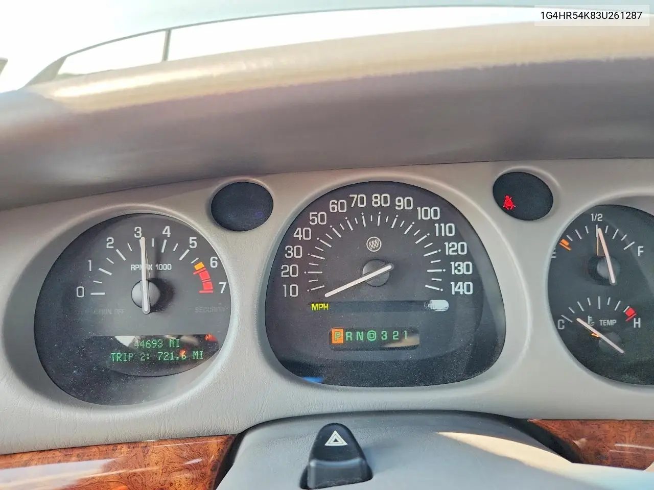 2003 Buick Lesabre Limited VIN: 1G4HR54K83U261287 Lot: 61069246