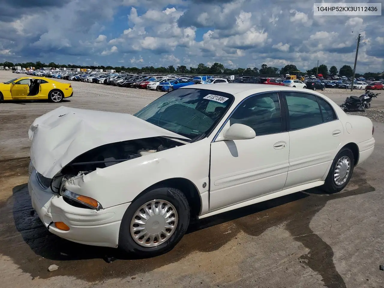2003 Buick Lesabre VIN: 1G4HP52KX3U112436 Lot: 61321306