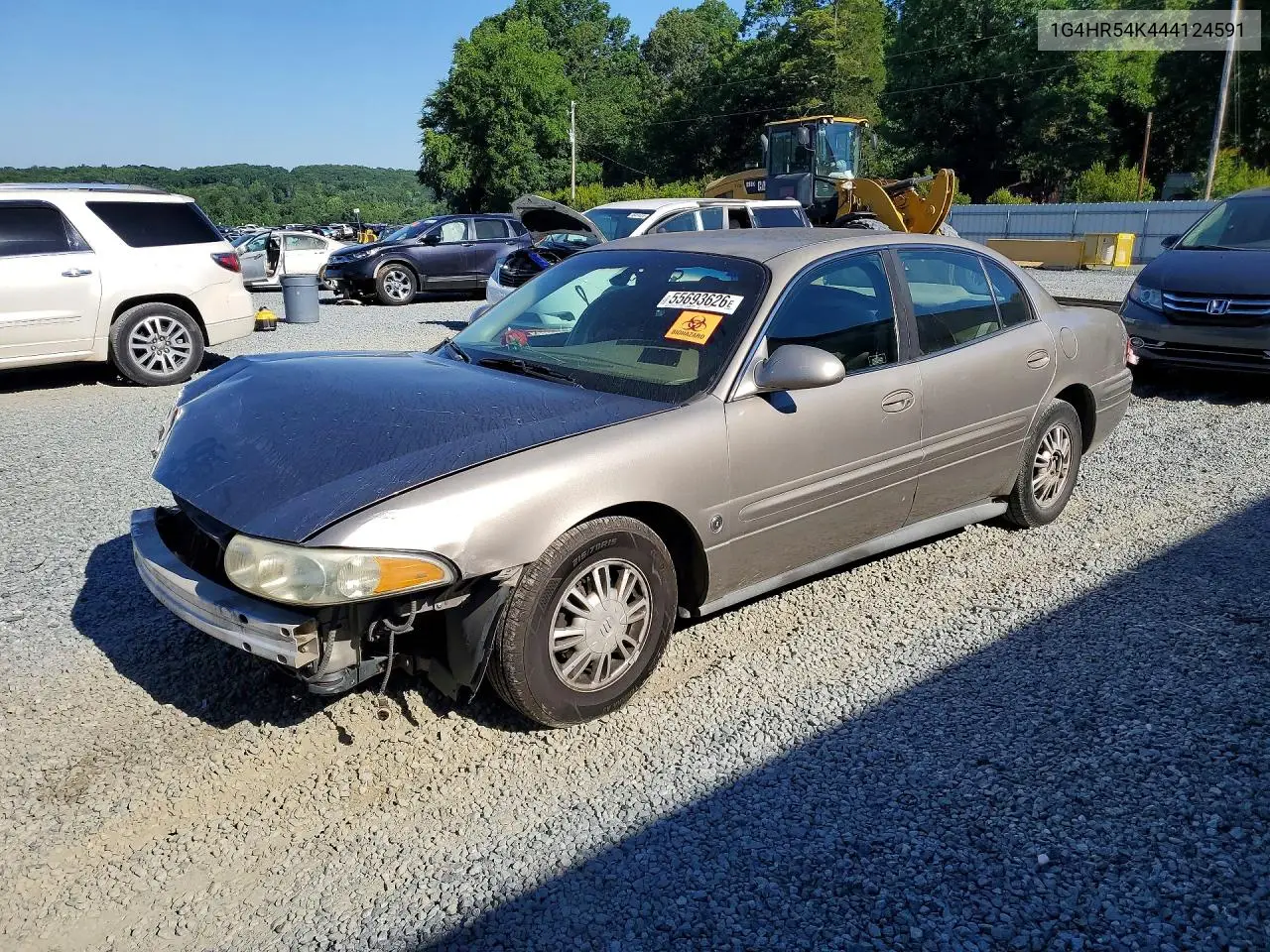 2004 Buick Lesabre Limited VIN: 1G4HR54K444124591 Lot: 55693626