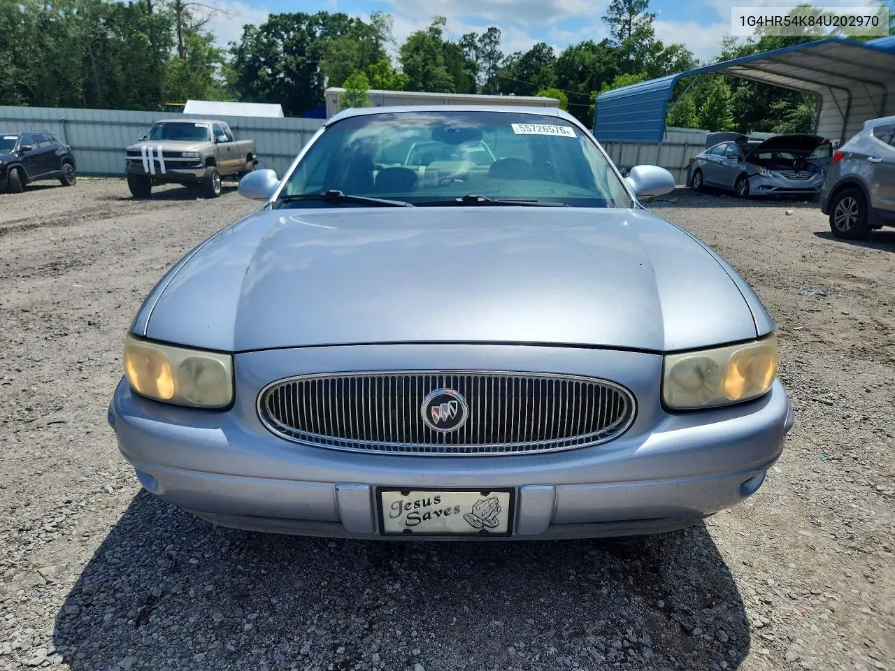 2004 Buick Lesabre Limited VIN: 1G4HR54K84U202970 Lot: 55726576