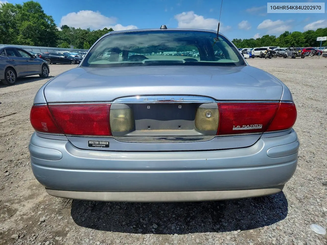 2004 Buick Lesabre Limited VIN: 1G4HR54K84U202970 Lot: 55726576