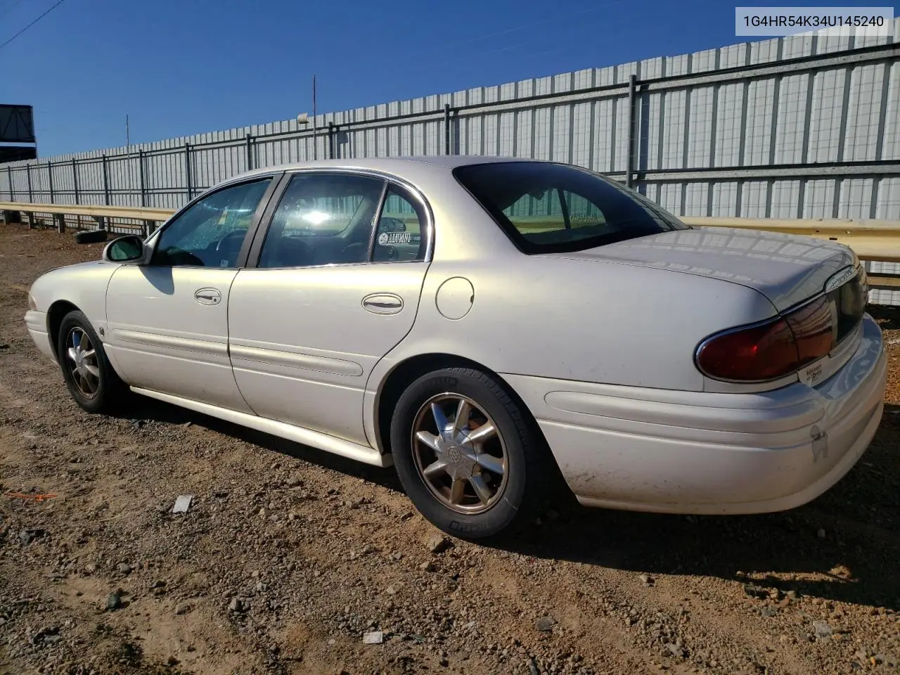 1G4HR54K34U145240 2004 Buick Lesabre Limited