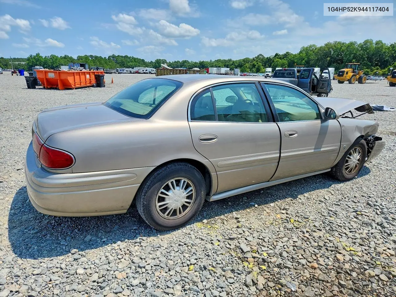 2004 Buick Lesabre Custom VIN: 1G4HP52K944117404 Lot: 95585055