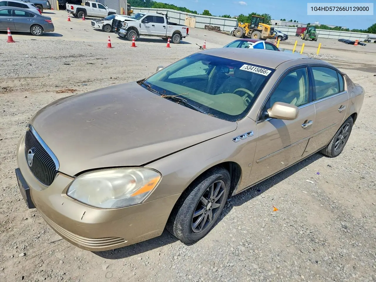 2006 Buick Lucerne Cxl VIN: 1G4HD57266U129000 Lot: 53415866
