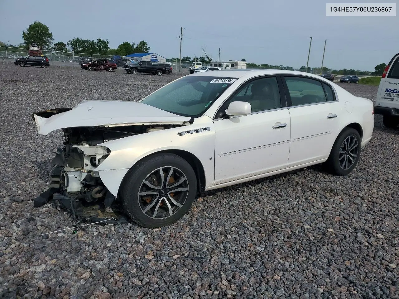 2006 Buick Lucerne Cxs VIN: 1G4HE57Y06U236867 Lot: 54712886