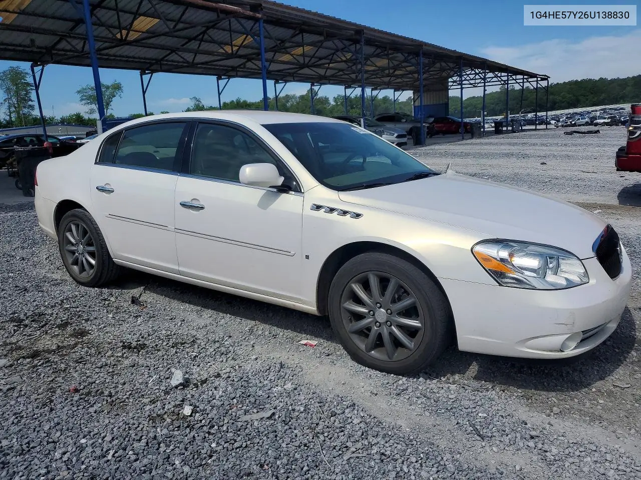 2006 Buick Lucerne Cxs VIN: 1G4HE57Y26U138830 Lot: 55166576