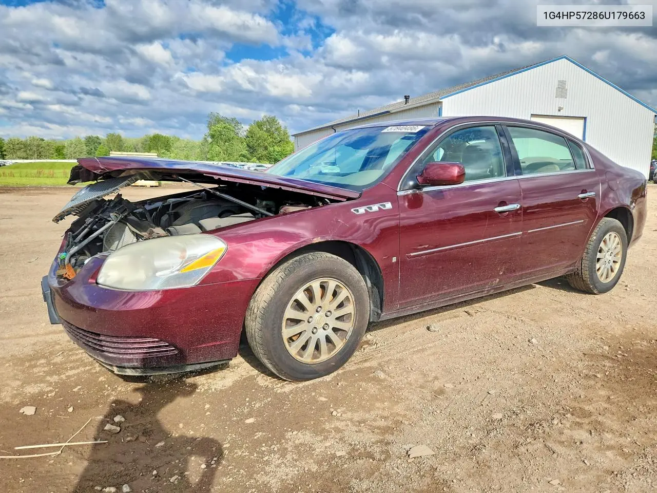 2006 Buick Lucerne Cx VIN: 1G4HP57286U179663 Lot: 57840486