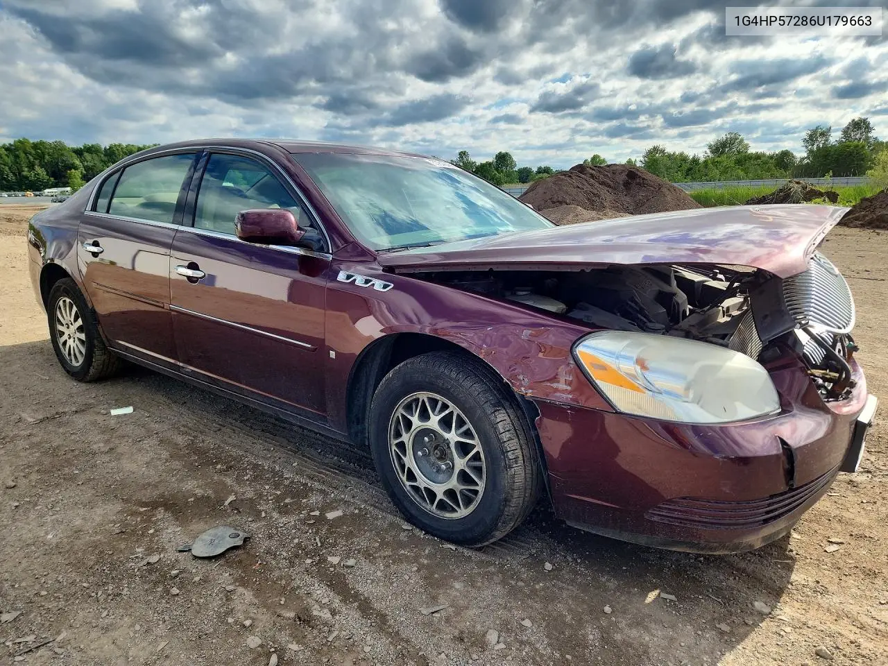 2006 Buick Lucerne Cx VIN: 1G4HP57286U179663 Lot: 57840486