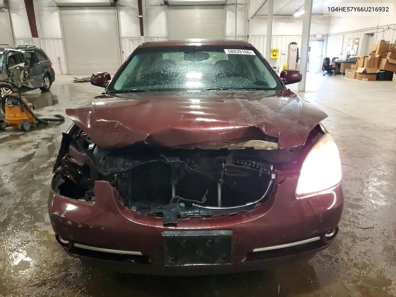 2006 Buick Lucerne Cxs VIN: 1G4HE57Y66U216932 Lot: 58839166