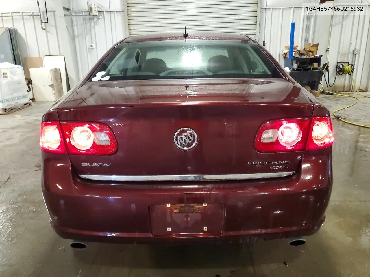 2006 Buick Lucerne Cxs VIN: 1G4HE57Y66U216932 Lot: 58839166