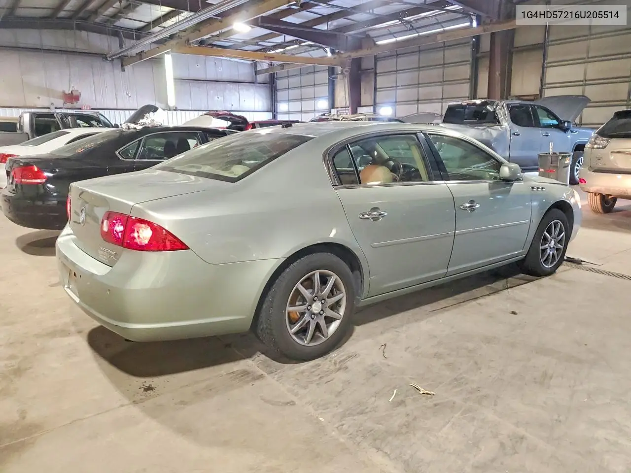 2006 Buick Lucerne Cxl VIN: 1G4HD57216U205514 Lot: 59130406
