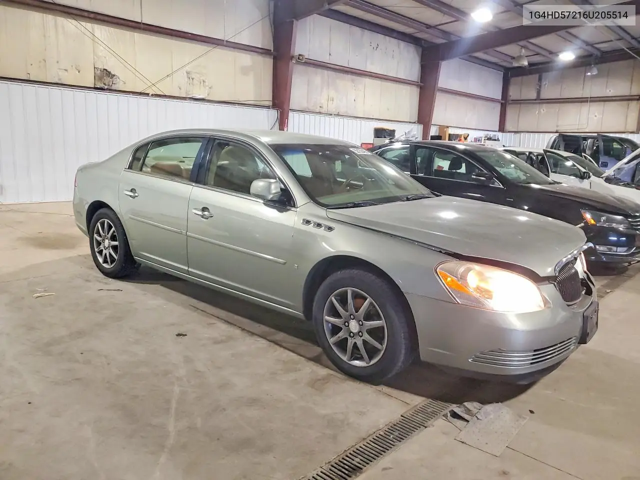 2006 Buick Lucerne Cxl VIN: 1G4HD57216U205514 Lot: 59130406