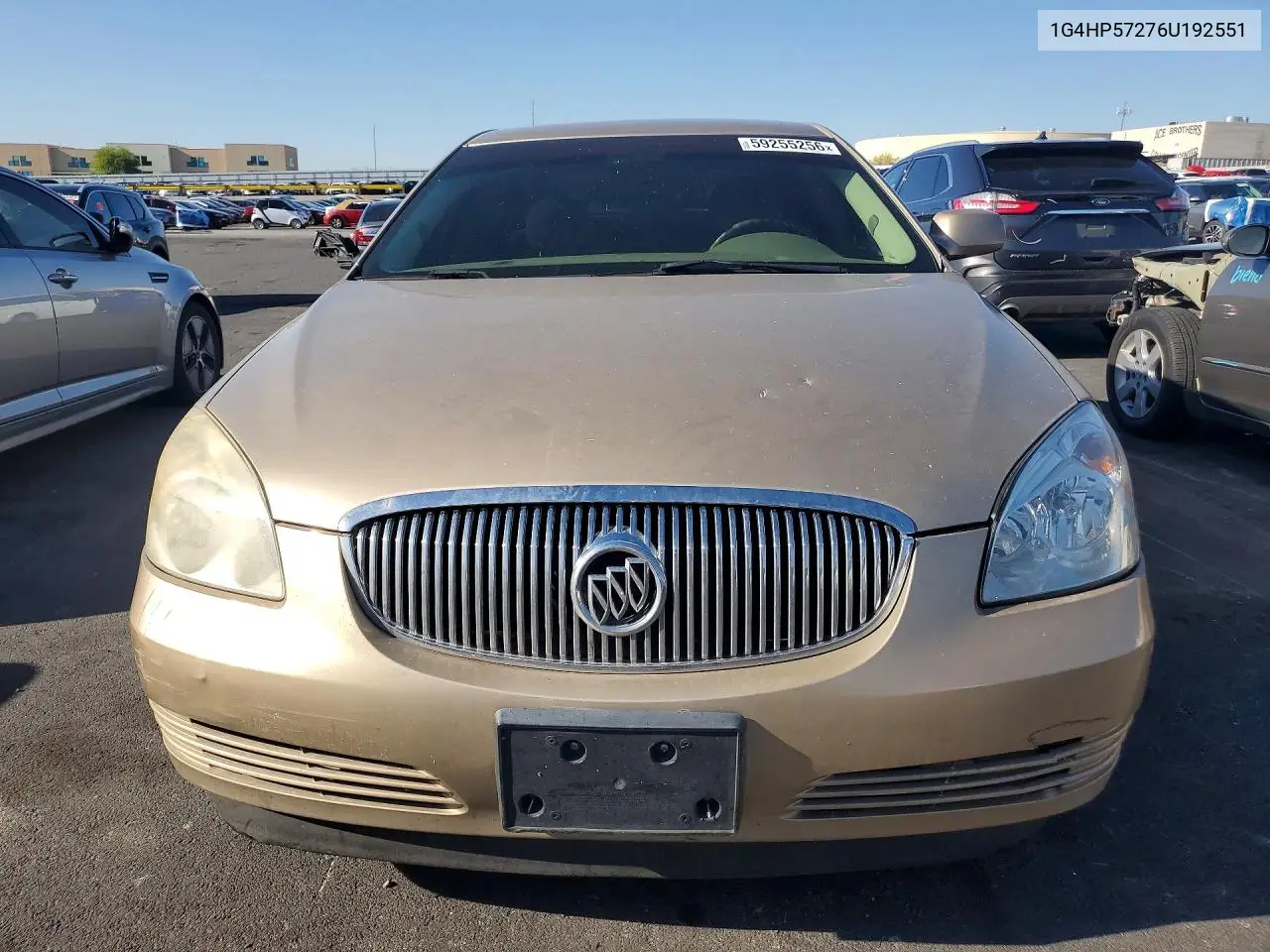 2006 Buick Lucerne Cx VIN: 1G4HP57276U192551 Lot: 59255256