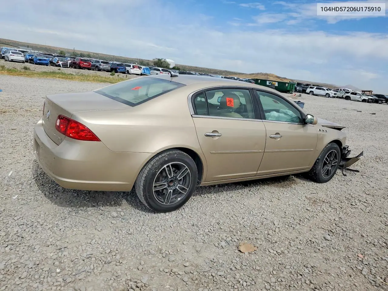 2006 Buick Lucerne Cxl VIN: 1G4HD57206U175910 Lot: 59624396