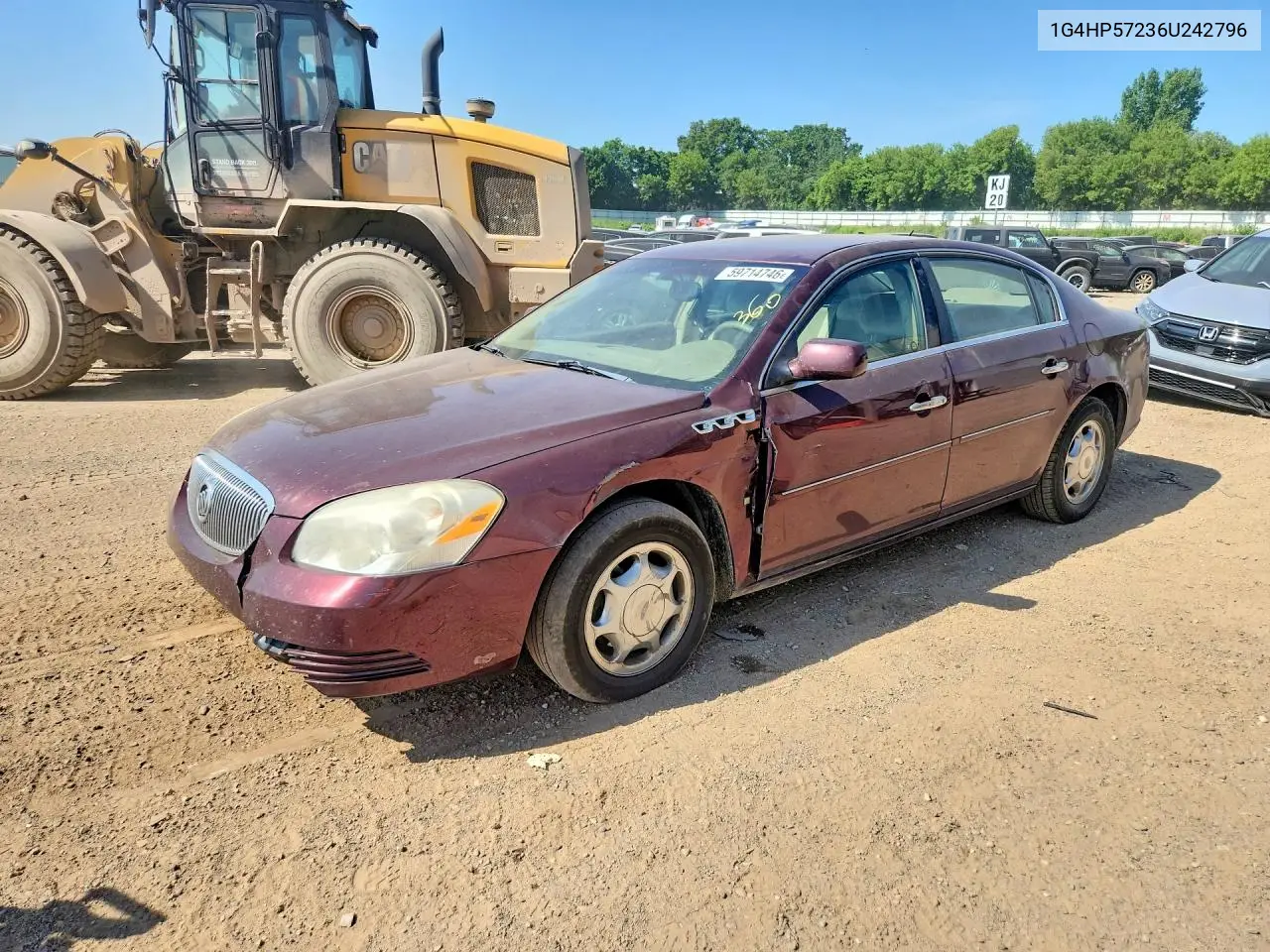 2006 Buick Lucerne Cx VIN: 1G4HP57236U242796 Lot: 59714746
