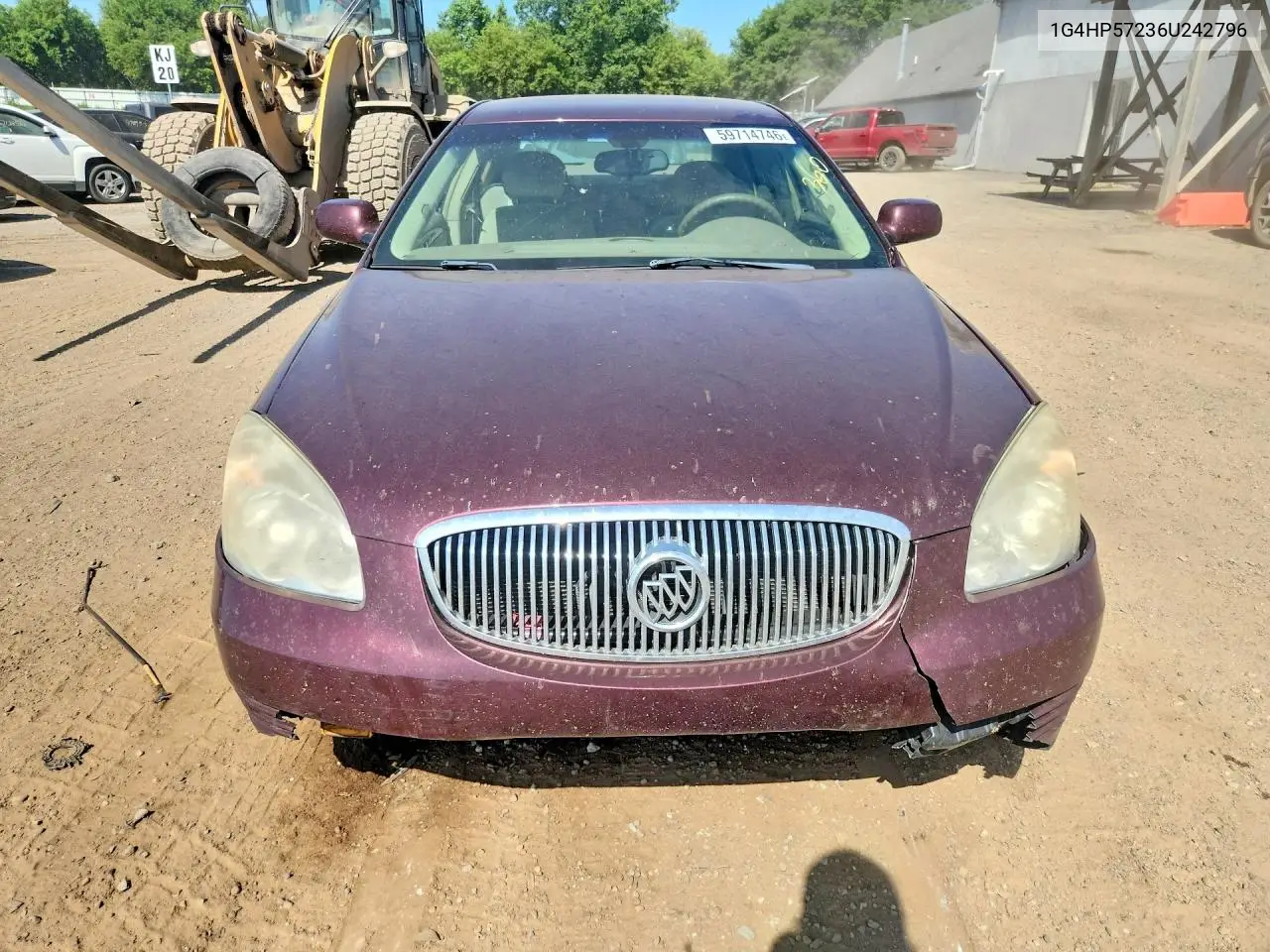 2006 Buick Lucerne Cx VIN: 1G4HP57236U242796 Lot: 59714746