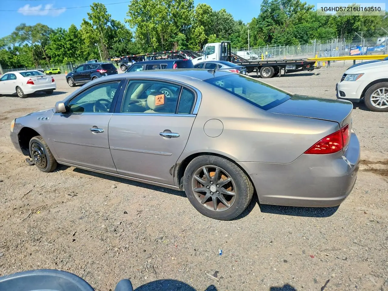 2006 Buick Lucerne Cxl VIN: 1G4HD57216U163510 Lot: 60192556