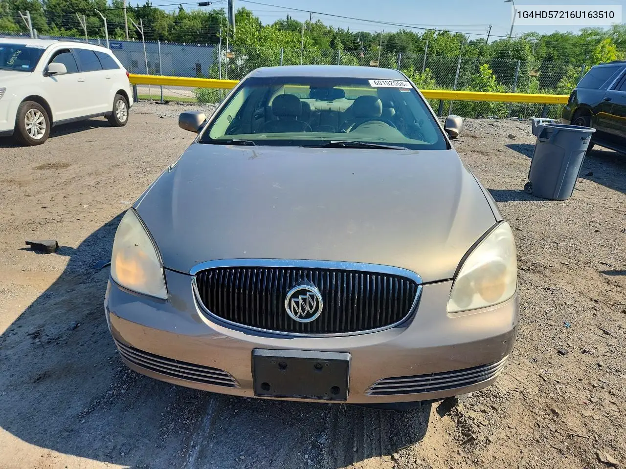 2006 Buick Lucerne Cxl VIN: 1G4HD57216U163510 Lot: 60192556