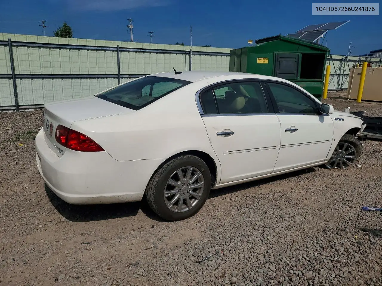 2006 Buick Lucerne Cxl VIN: 1G4HD57266U241876 Lot: 60767396