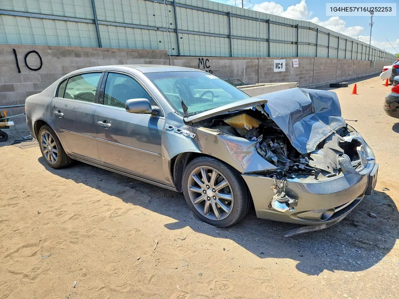 2006 Buick Lucerne Cxs VIN: 1G4HE57Y16U252253 Lot: 61157586