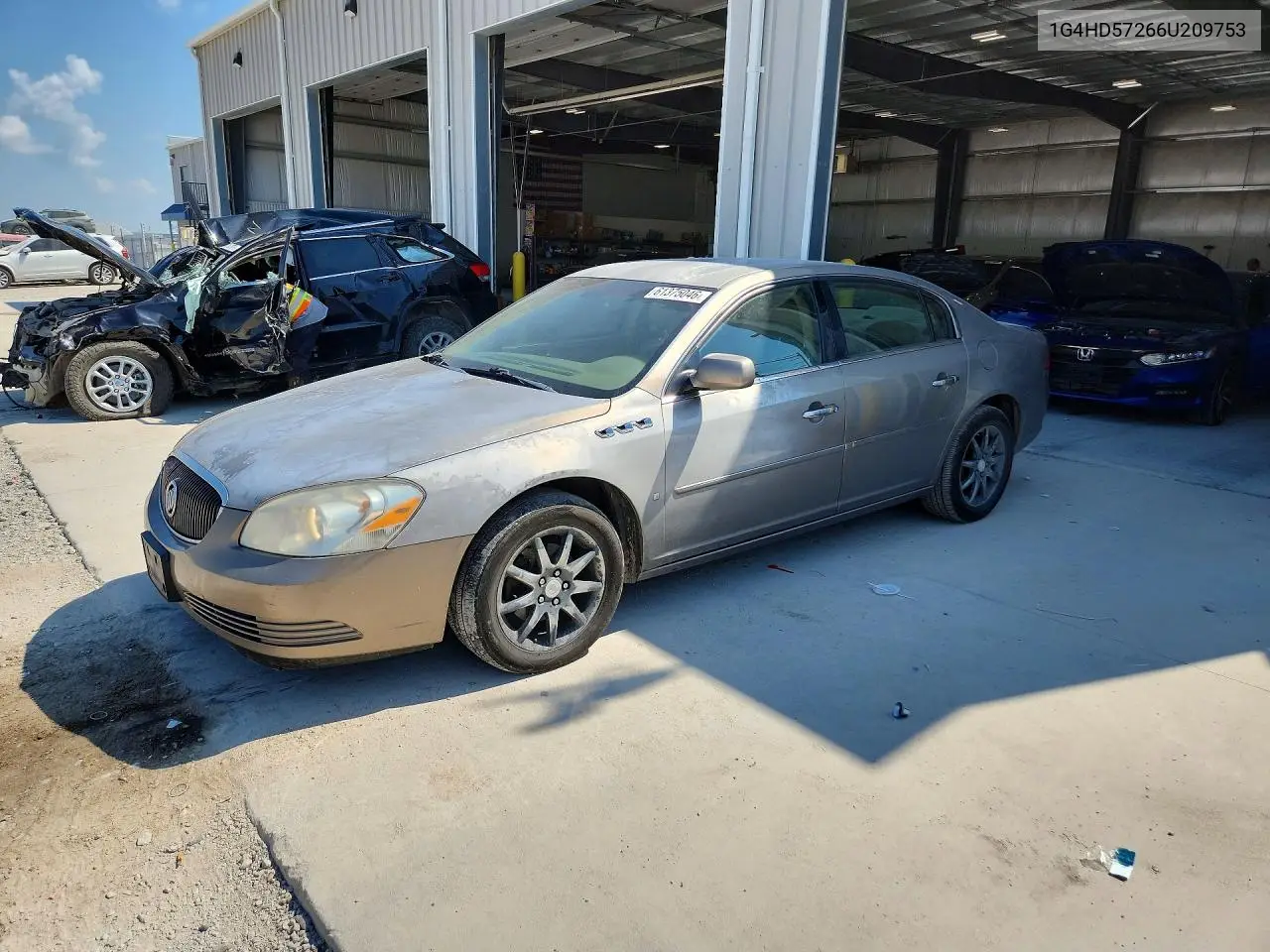 2006 Buick Lucerne Cxl VIN: 1G4HD57266U209753 Lot: 61375046
