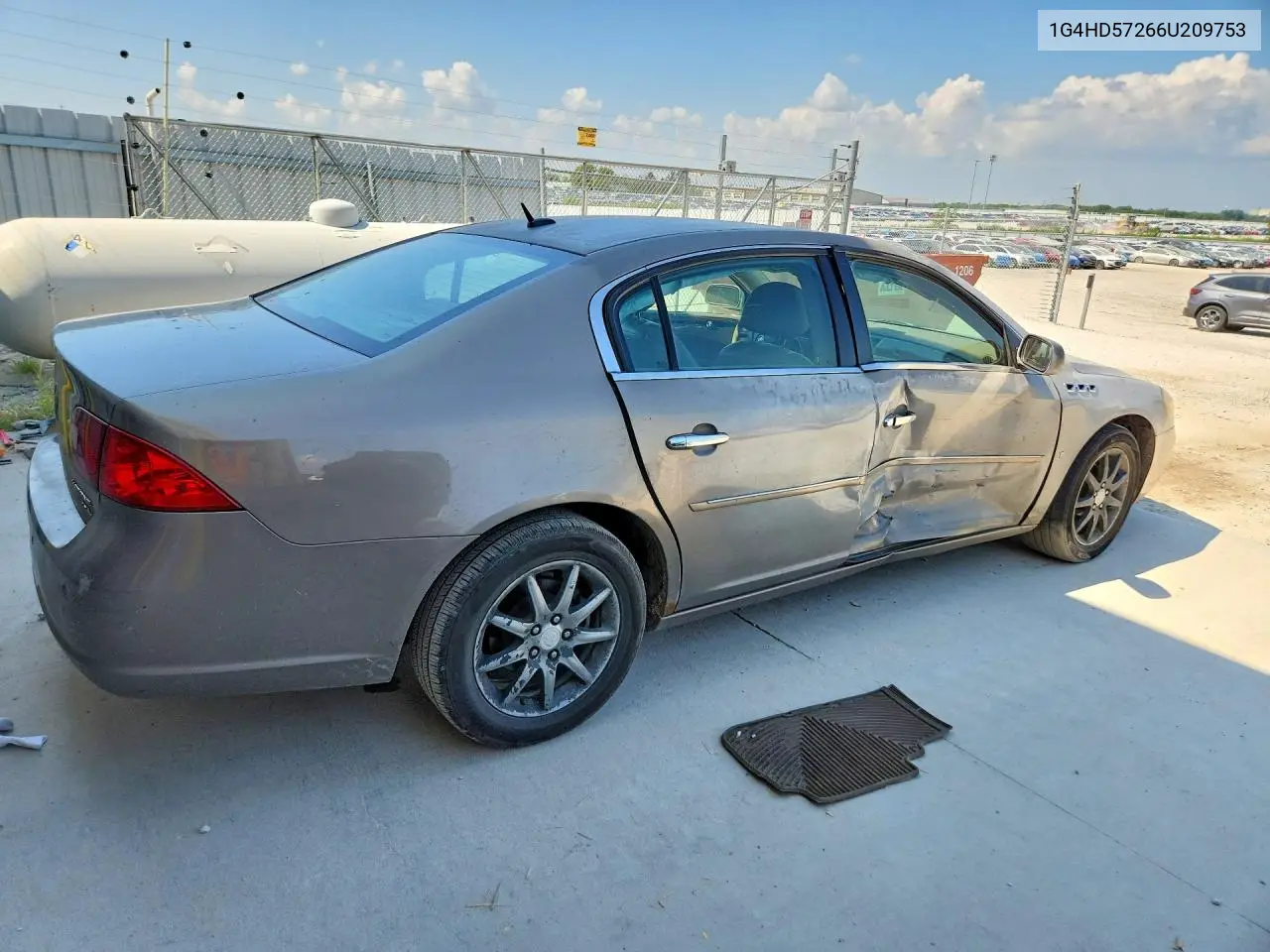 2006 Buick Lucerne Cxl VIN: 1G4HD57266U209753 Lot: 61375046