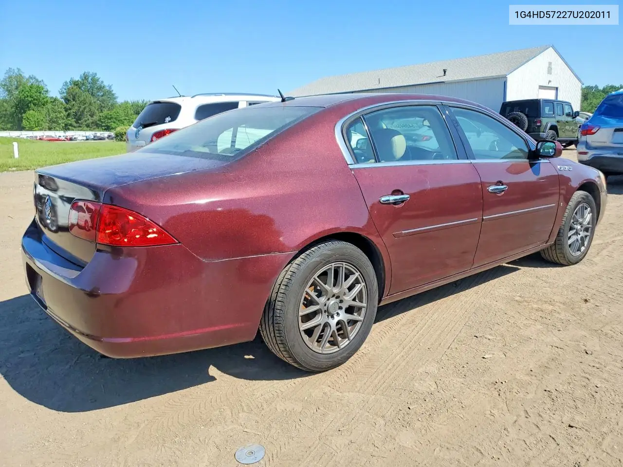 2007 Buick Lucerne Cxl VIN: 1G4HD57227U202011 Lot: 54394566