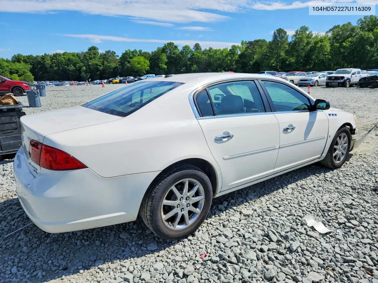 2007 Buick Lucerne Cxl VIN: 1G4HD57227U116309 Lot: 54777996