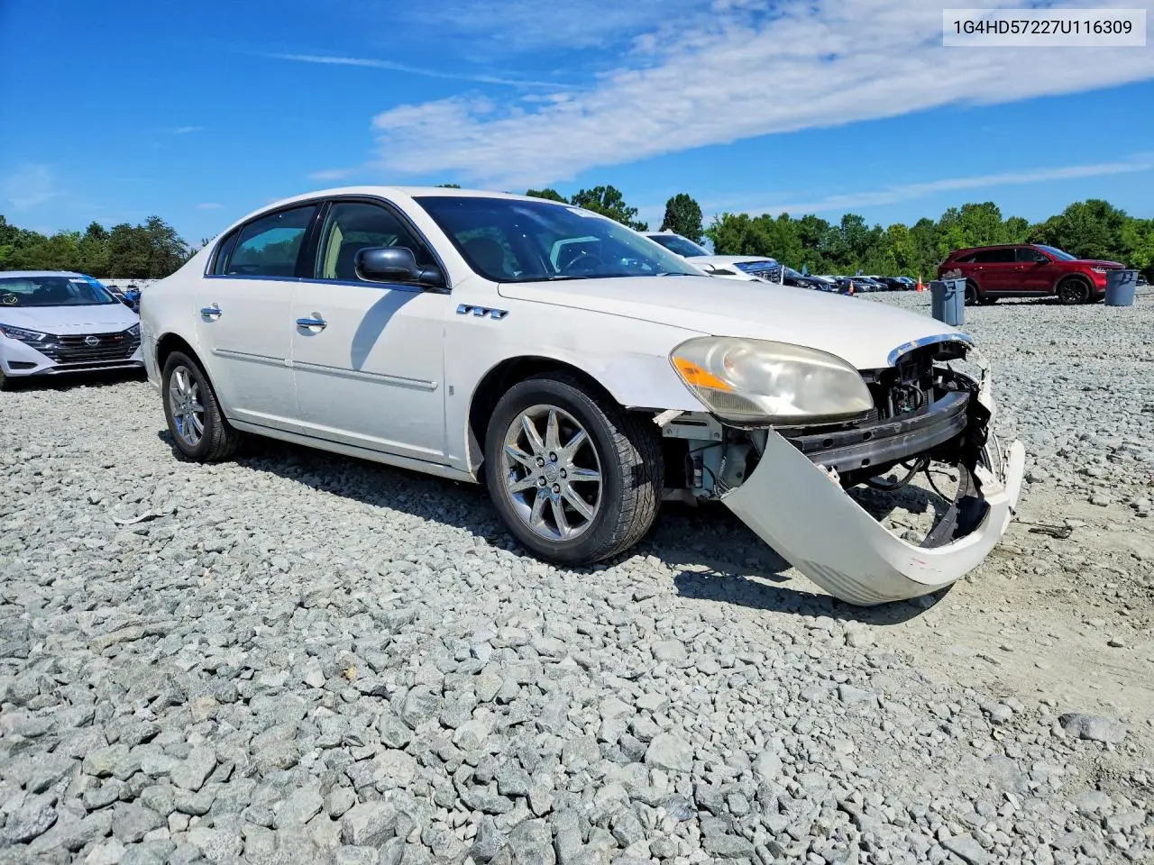 2007 Buick Lucerne Cxl VIN: 1G4HD57227U116309 Lot: 54777996