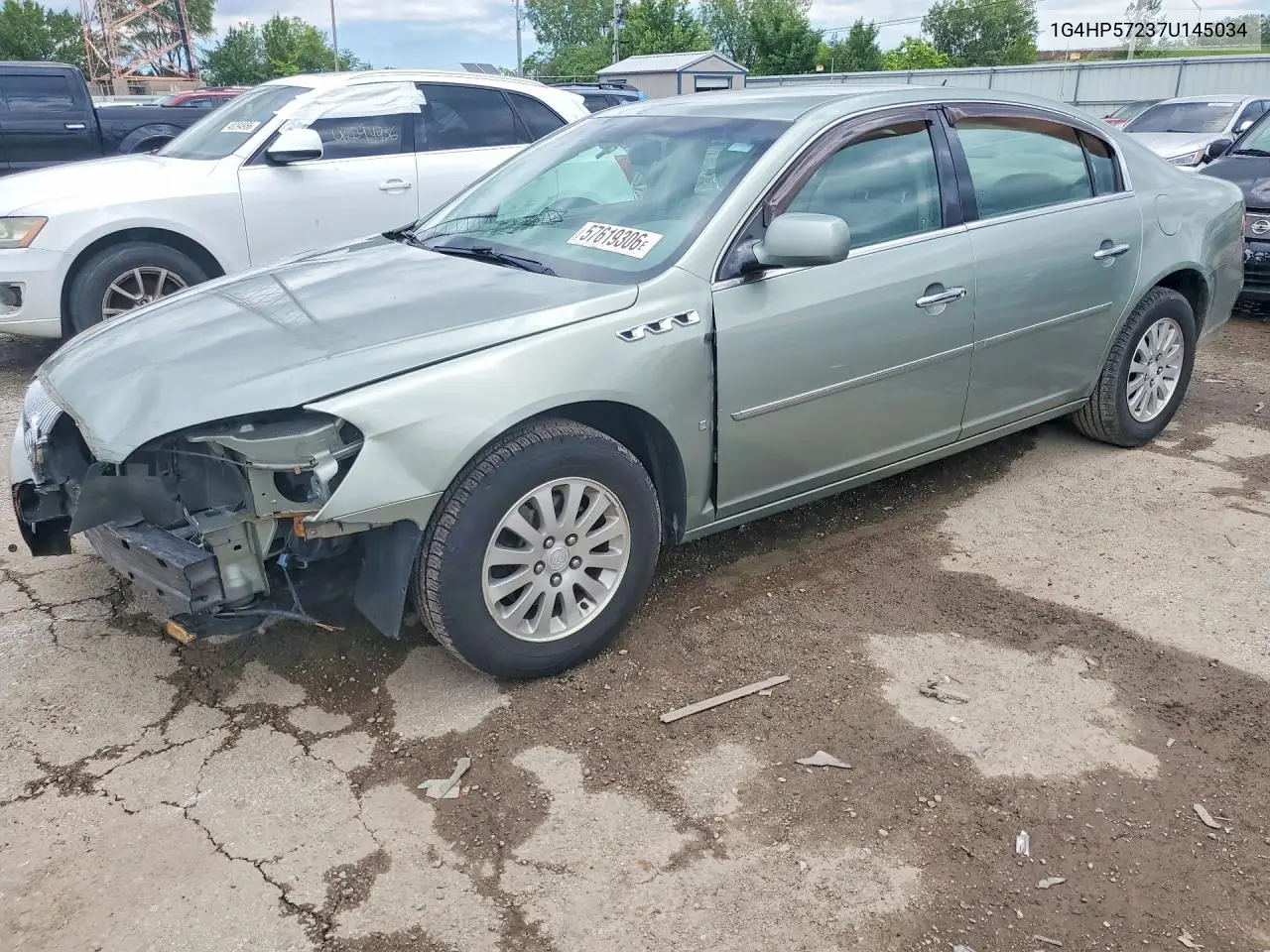 2007 Buick Lucerne Cx VIN: 1G4HP57237U145034 Lot: 57619306