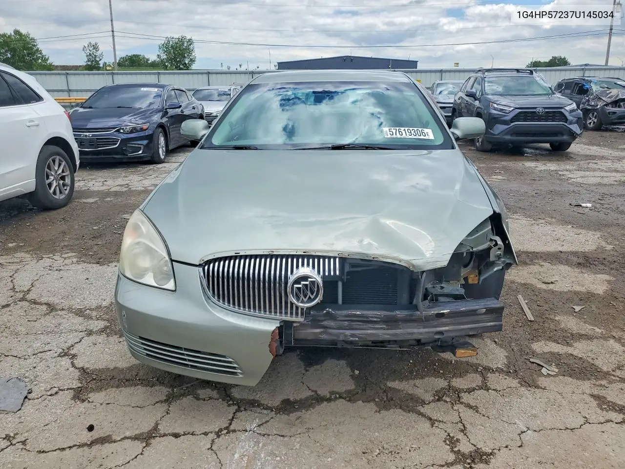 2007 Buick Lucerne Cx VIN: 1G4HP57237U145034 Lot: 57619306