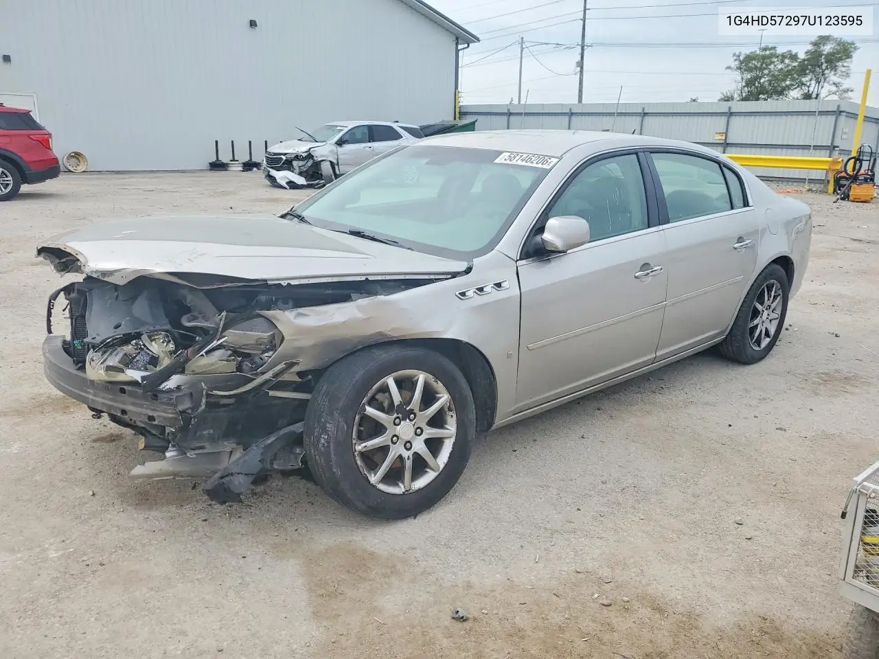 2007 Buick Lucerne Cxl VIN: 1G4HD57297U123595 Lot: 58146206