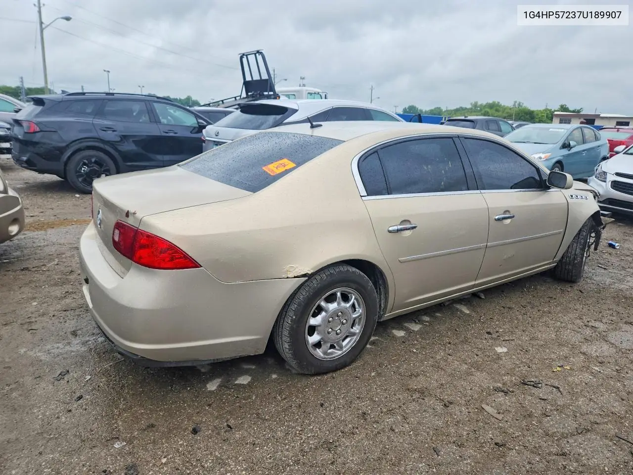 2007 Buick Lucerne Cx VIN: 1G4HP57237U189907 Lot: 58379236