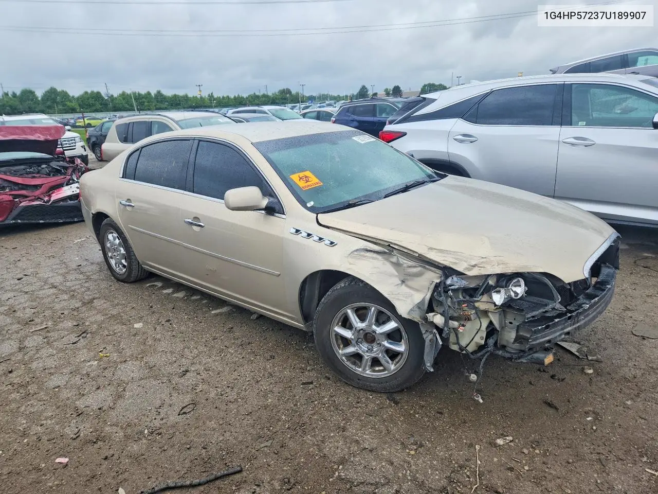 2007 Buick Lucerne Cx VIN: 1G4HP57237U189907 Lot: 58379236