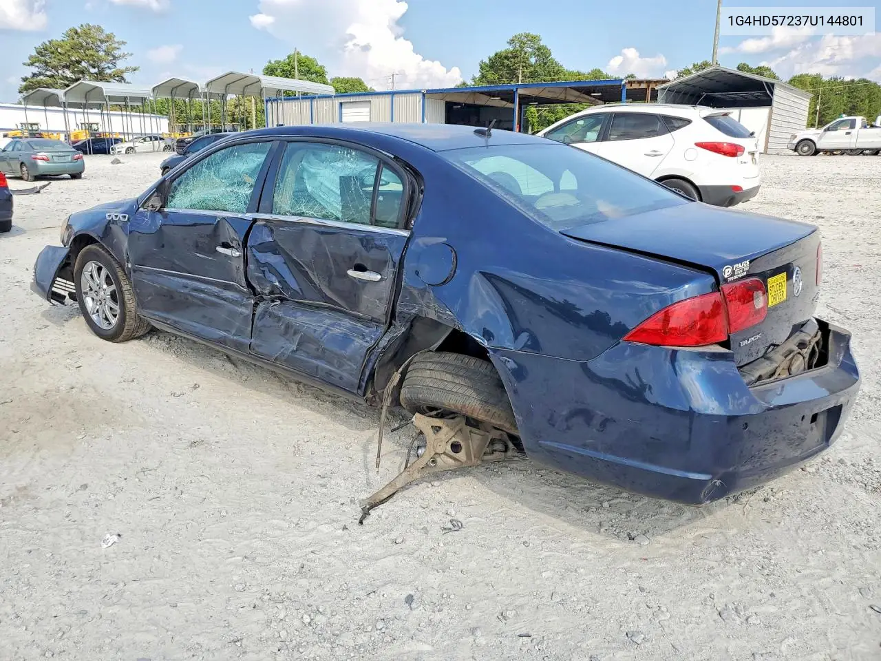 2007 Buick Lucerne Cxl VIN: 1G4HD57237U144801 Lot: 59272766