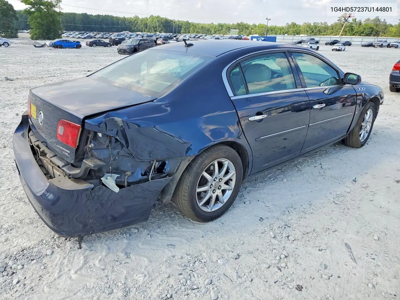 2007 Buick Lucerne Cxl VIN: 1G4HD57237U144801 Lot: 59272766