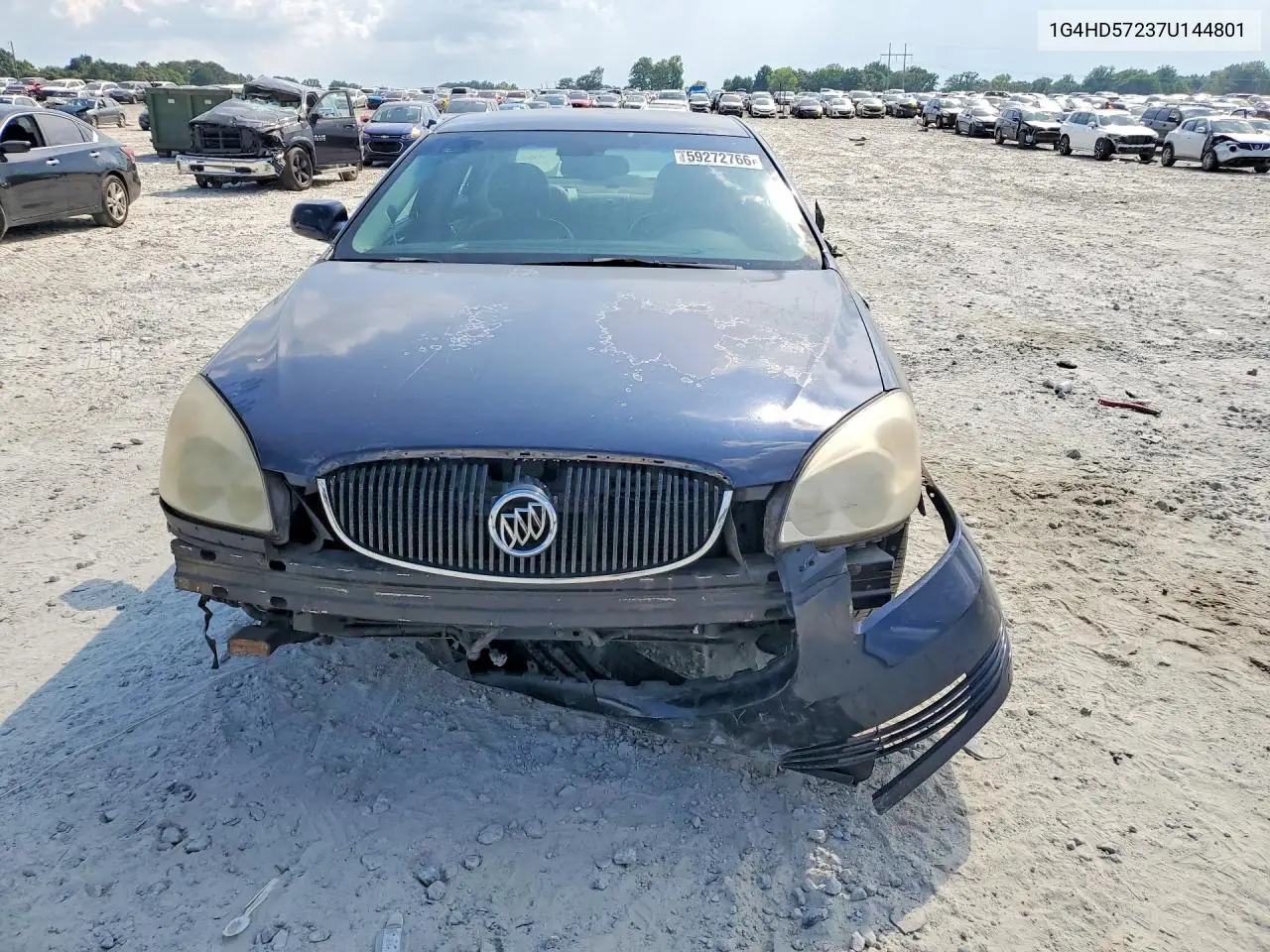 2007 Buick Lucerne Cxl VIN: 1G4HD57237U144801 Lot: 59272766