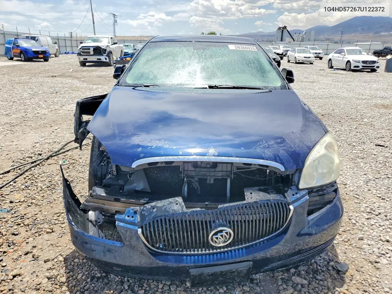 2007 Buick Lucerne Cxl VIN: 1G4HD57267U122372 Lot: 59366026