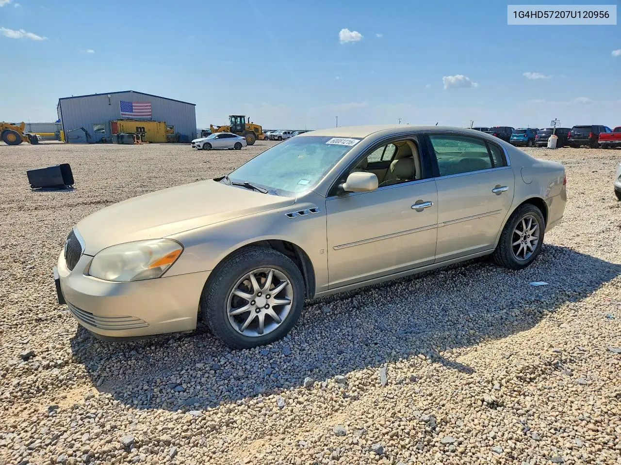 2007 Buick Lucerne Cxl VIN: 1G4HD57207U120956 Lot: 60081216