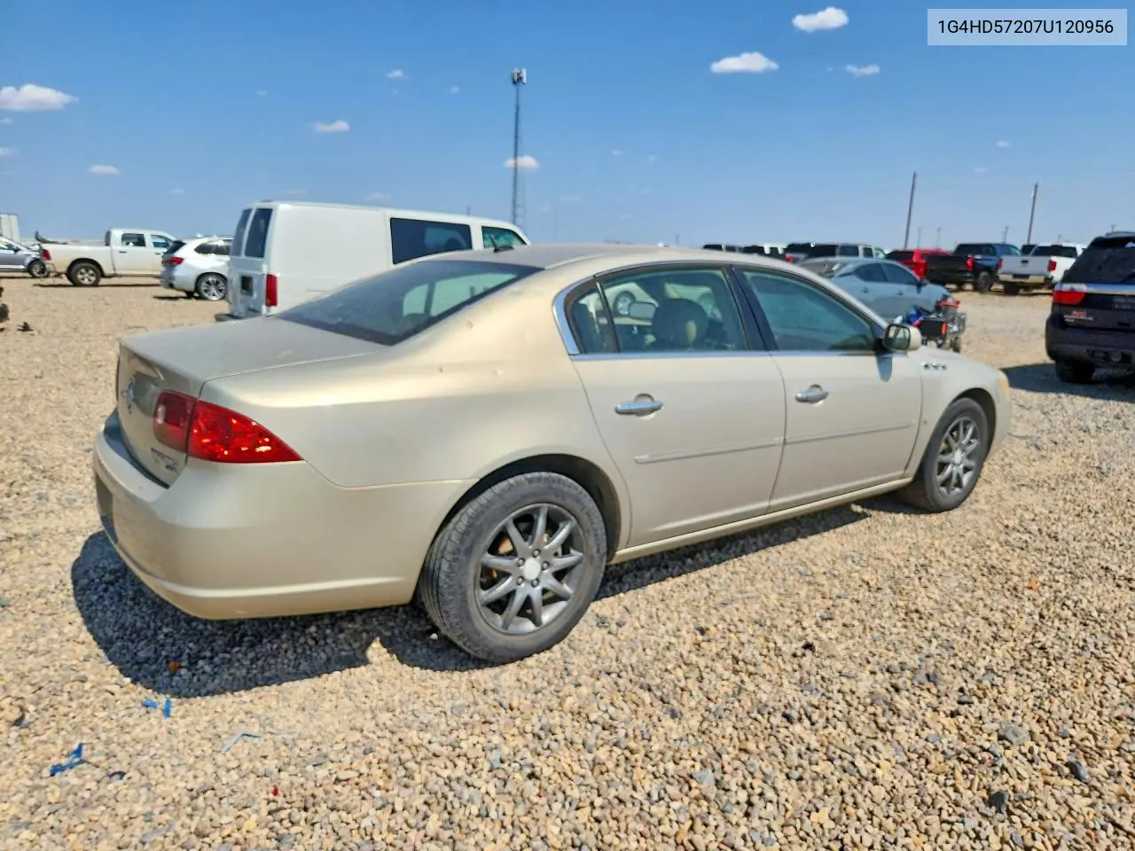2007 Buick Lucerne Cxl VIN: 1G4HD57207U120956 Lot: 60081216
