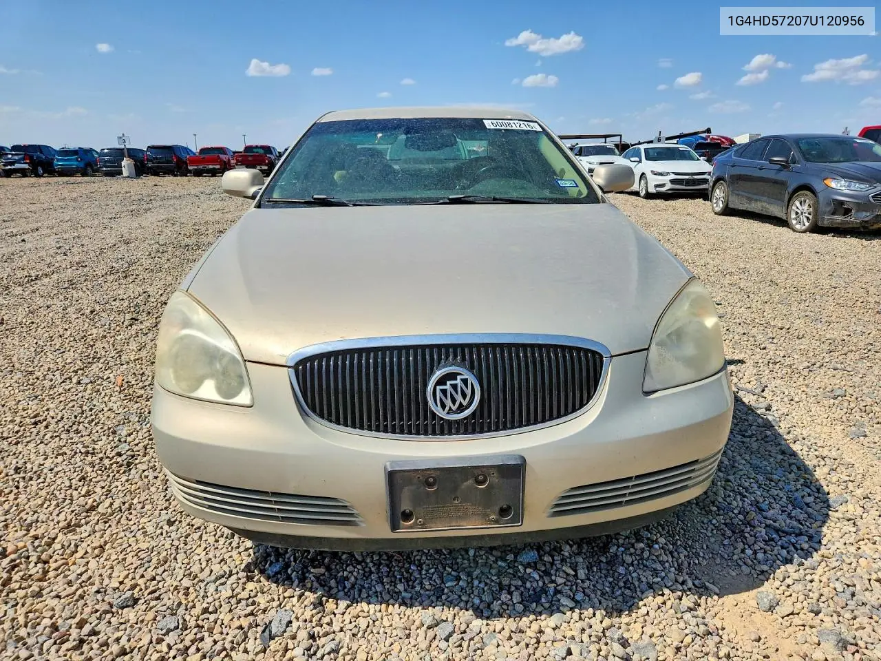 2007 Buick Lucerne Cxl VIN: 1G4HD57207U120956 Lot: 60081216