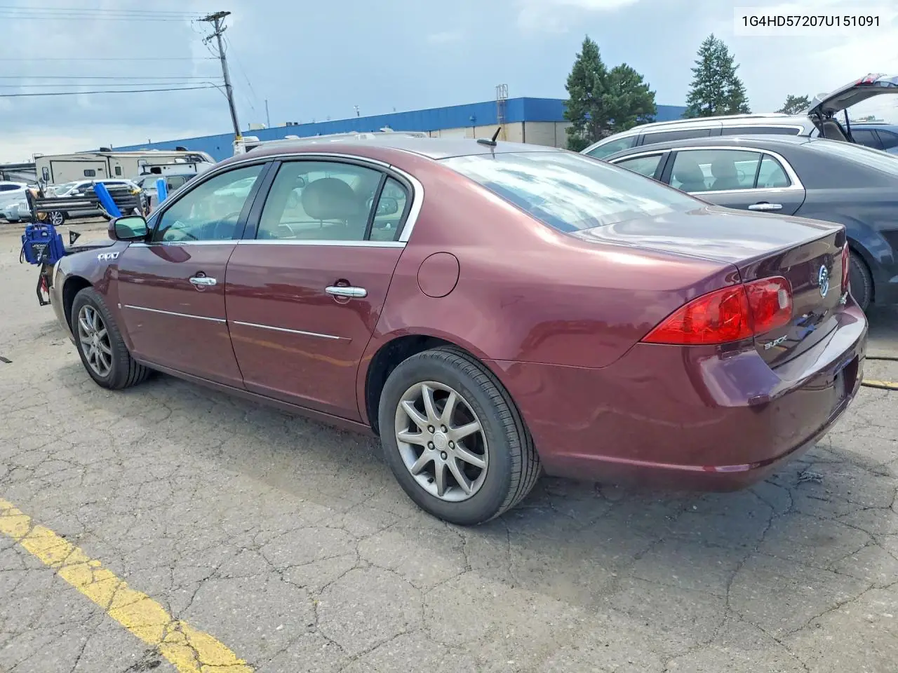2007 Buick Lucerne Cxl VIN: 1G4HD57207U151091 Lot: 60199286